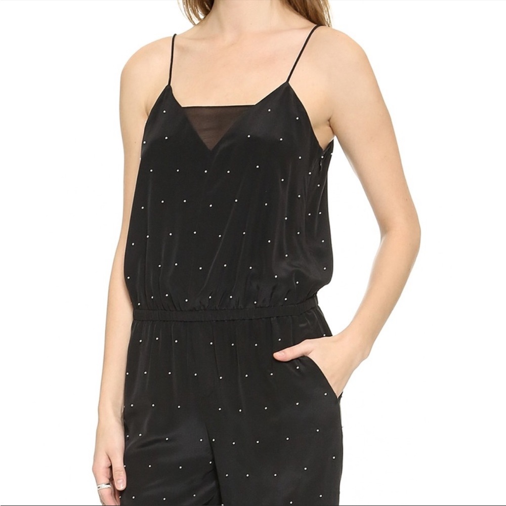 Club Monaco Leila jumpsuit with pearls